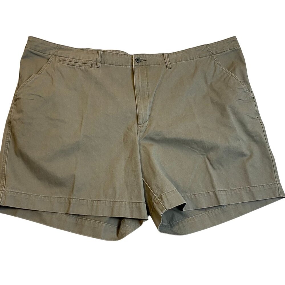 Cabelas Mens Shorts Size 50 Olive Green Cotton Casual Gorpcore